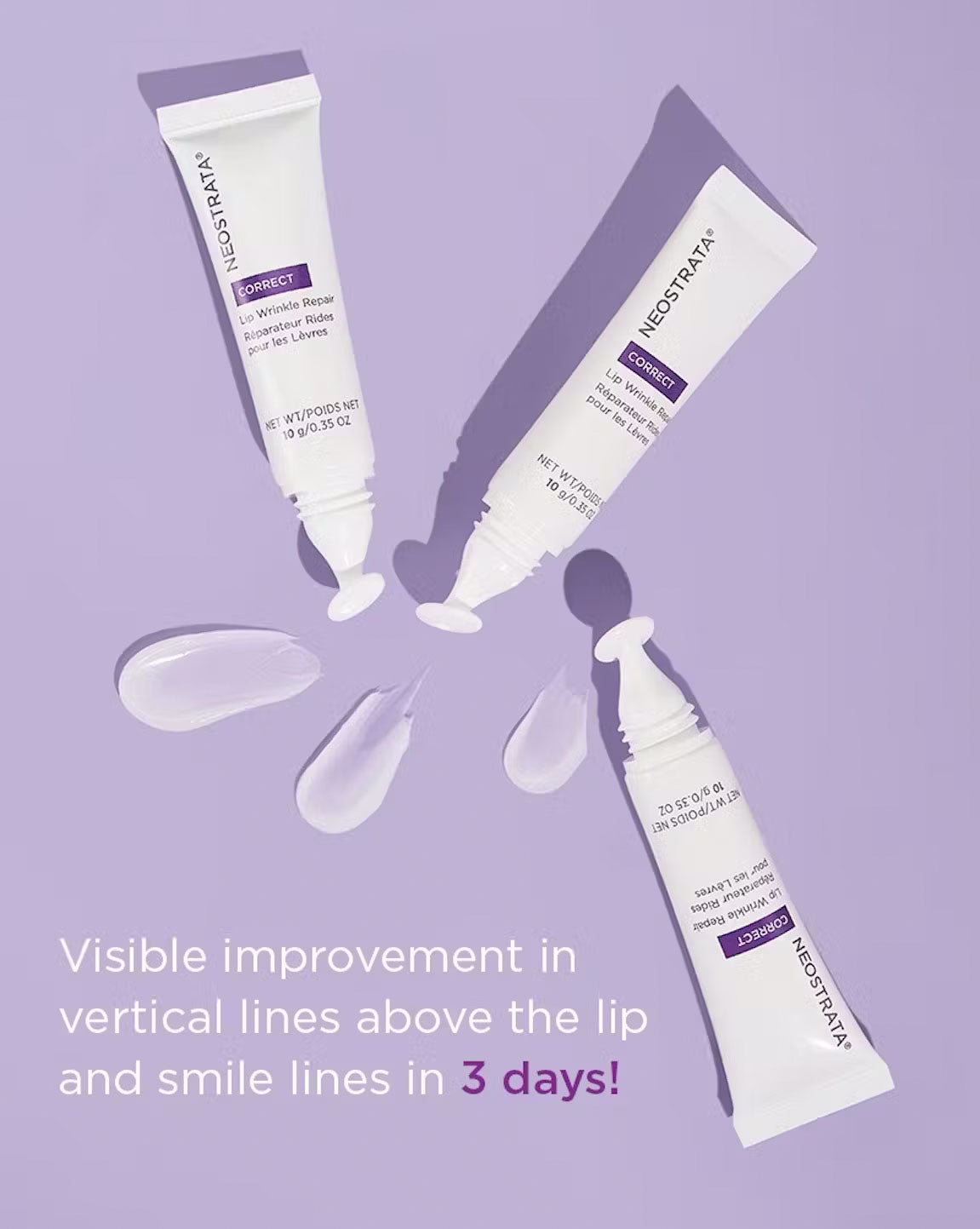 Crème réparatrice antirides pour les lèvres 10 g