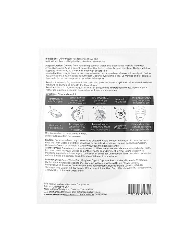 Masque Biocellulose à l'Acide Hyaluronique Pur