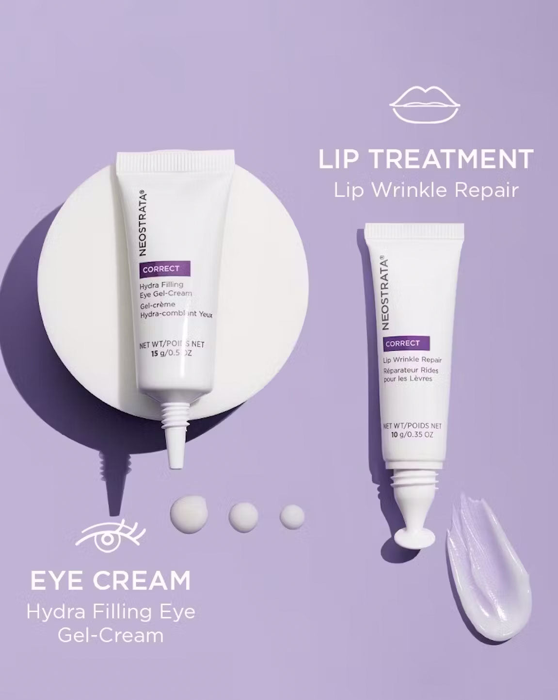 Crème réparatrice antirides pour les lèvres 10 g